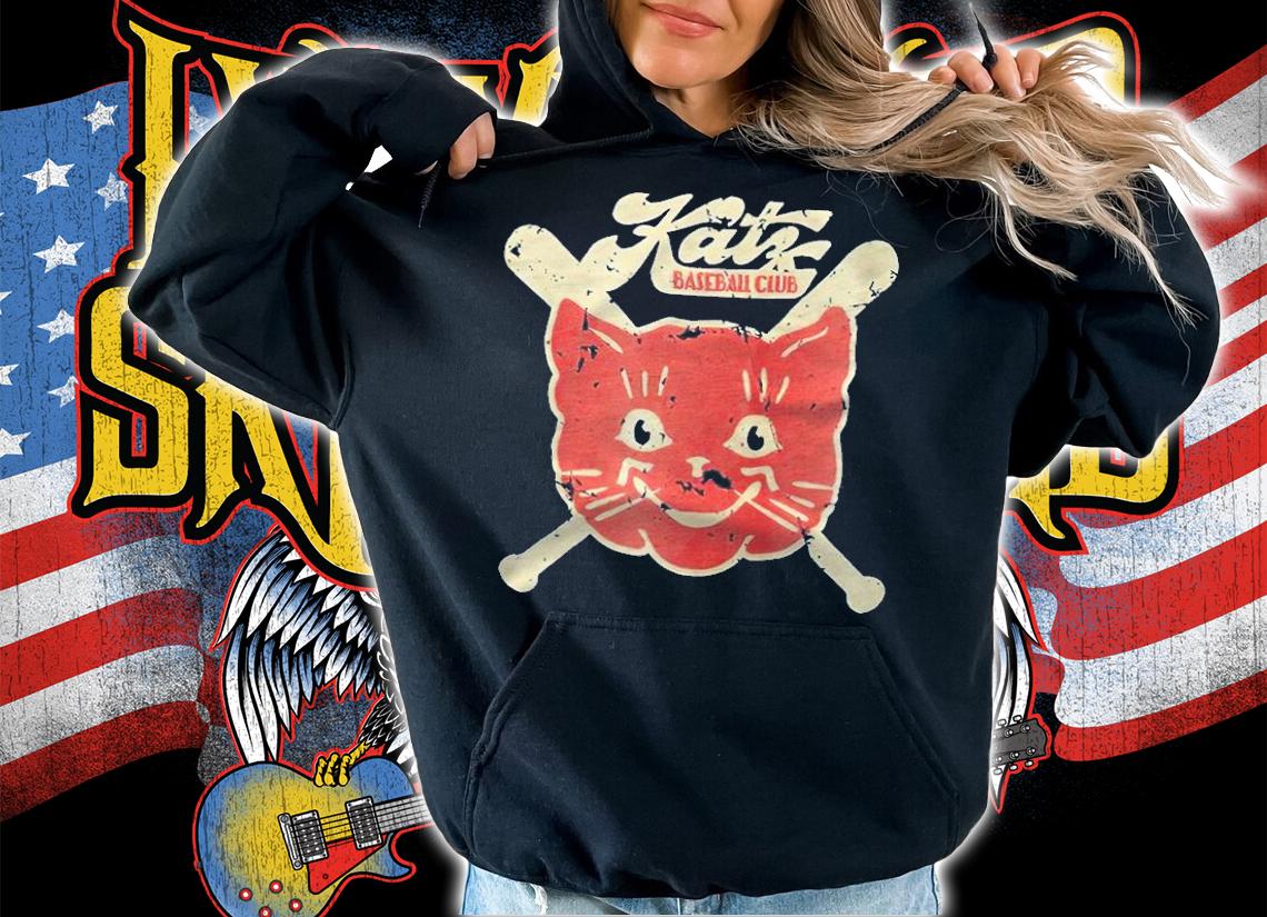 Kansas City Katz baseball club 1961 logo T-shirt hoodie