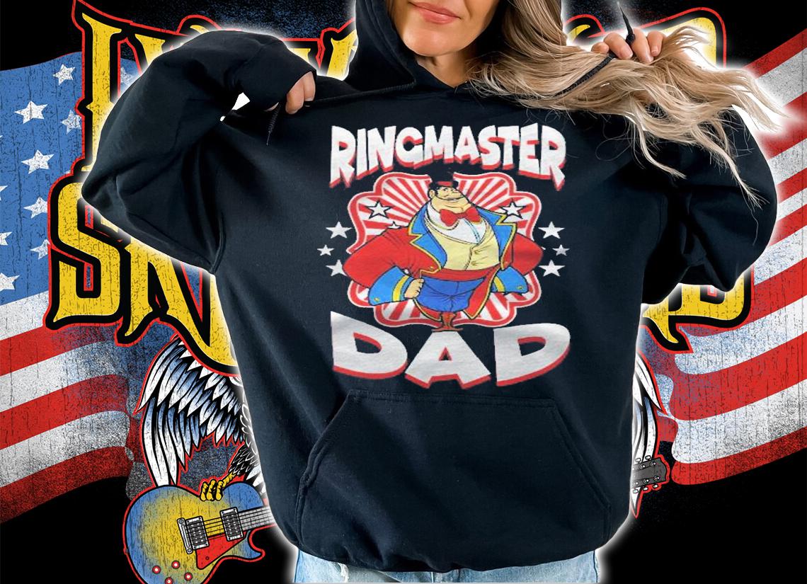 Ringmaster Dad Clown Circus Carnival Costume shirt