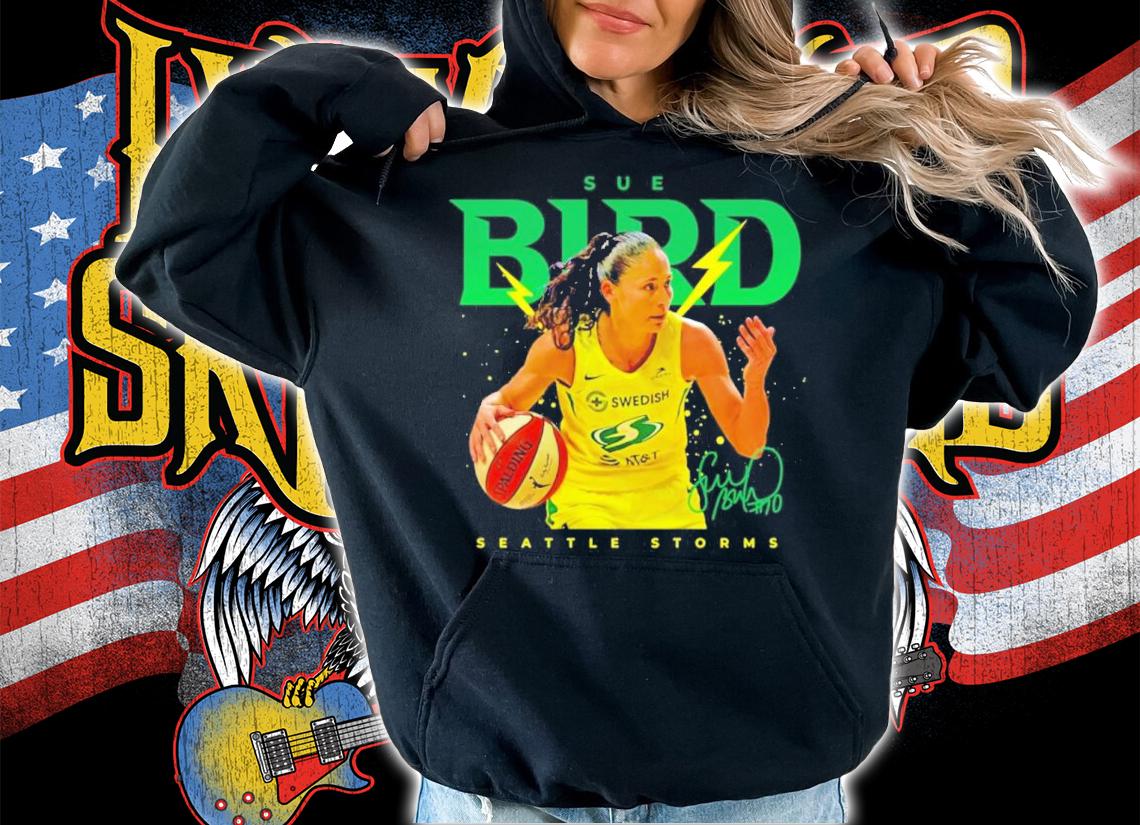Sue Bird Seattle Storms Basketball Signatures Shirt