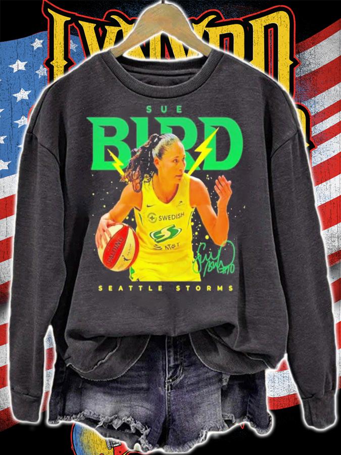 Sue Bird Seattle Storms Basketball Signatures Shirt