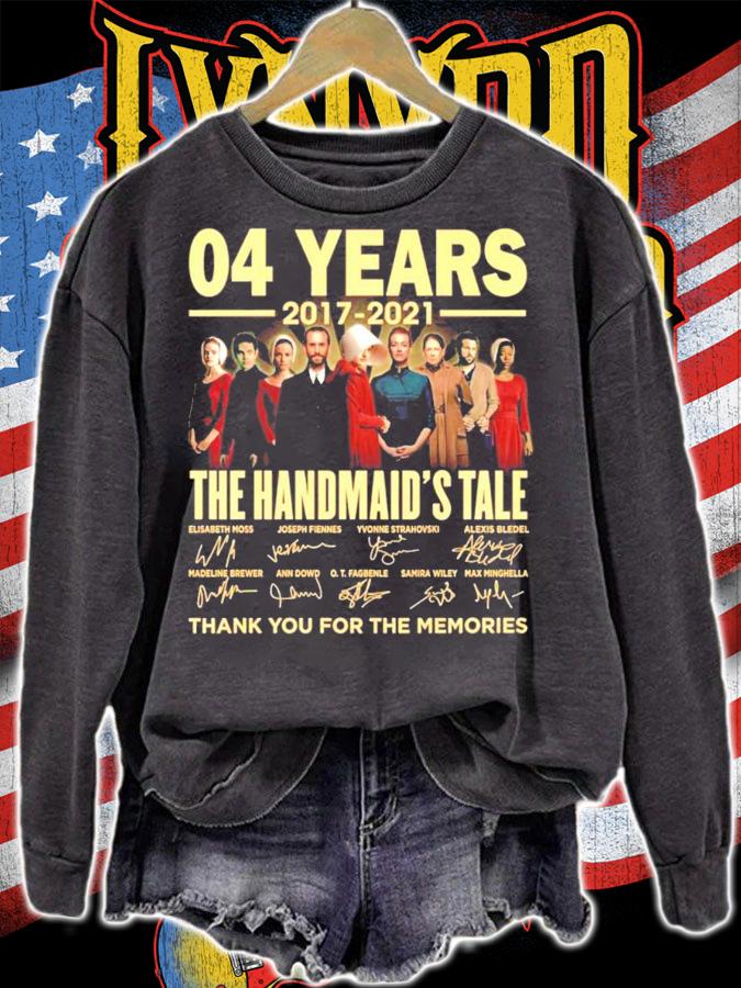 04 years 2017 2021 The Handmaid's Tale signatures t-shirt
