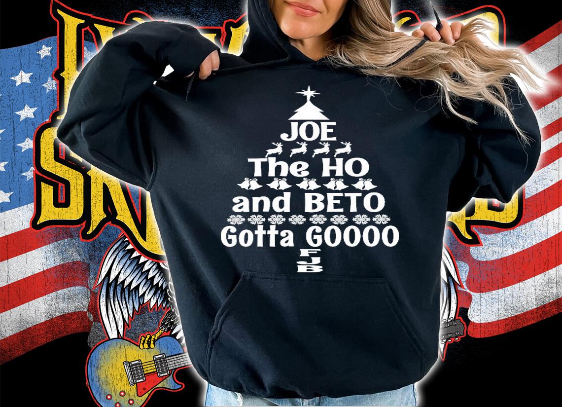 Joe The Ho And Beto Gotta GOOO Christmas Tree T-Shirt