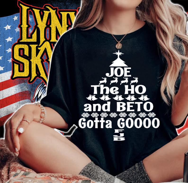 Joe The Ho And Beto Gotta GOOO Christmas Tree T-Shirt