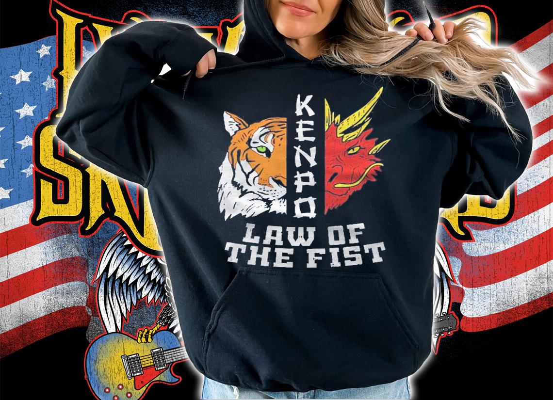 Kenpo Law Of Fist Tiger Dragon Kempo Karate Men Women Gift Pullover shirt hoodie