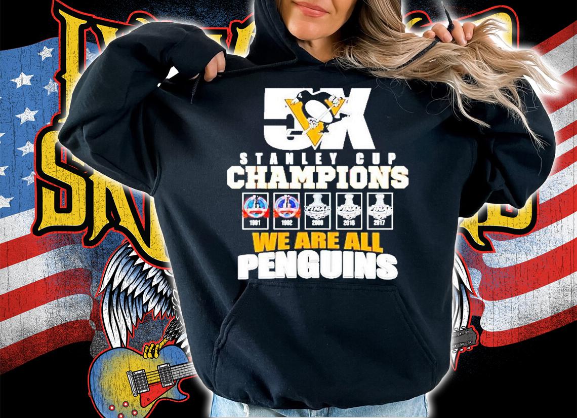Stanley Cup Champions We Are All Pittsburgh Penguins T-Shirt