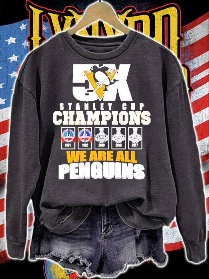 Stanley Cup Champions We Are All Pittsburgh Penguins T-Shirt