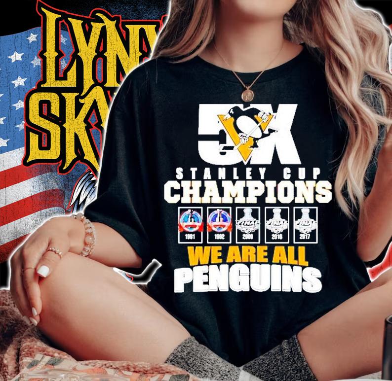 Stanley Cup Champions We Are All Pittsburgh Penguins T-Shirt