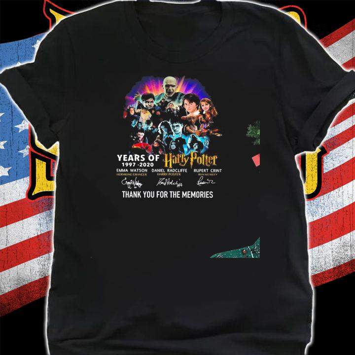 23 Years Harry Potter 1997 2020 Thank Memories t-shirt