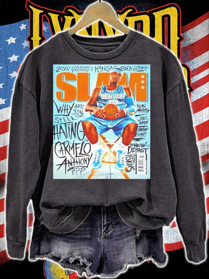 Carmelo Anthony Slam Basketball Shirt sweatshirt