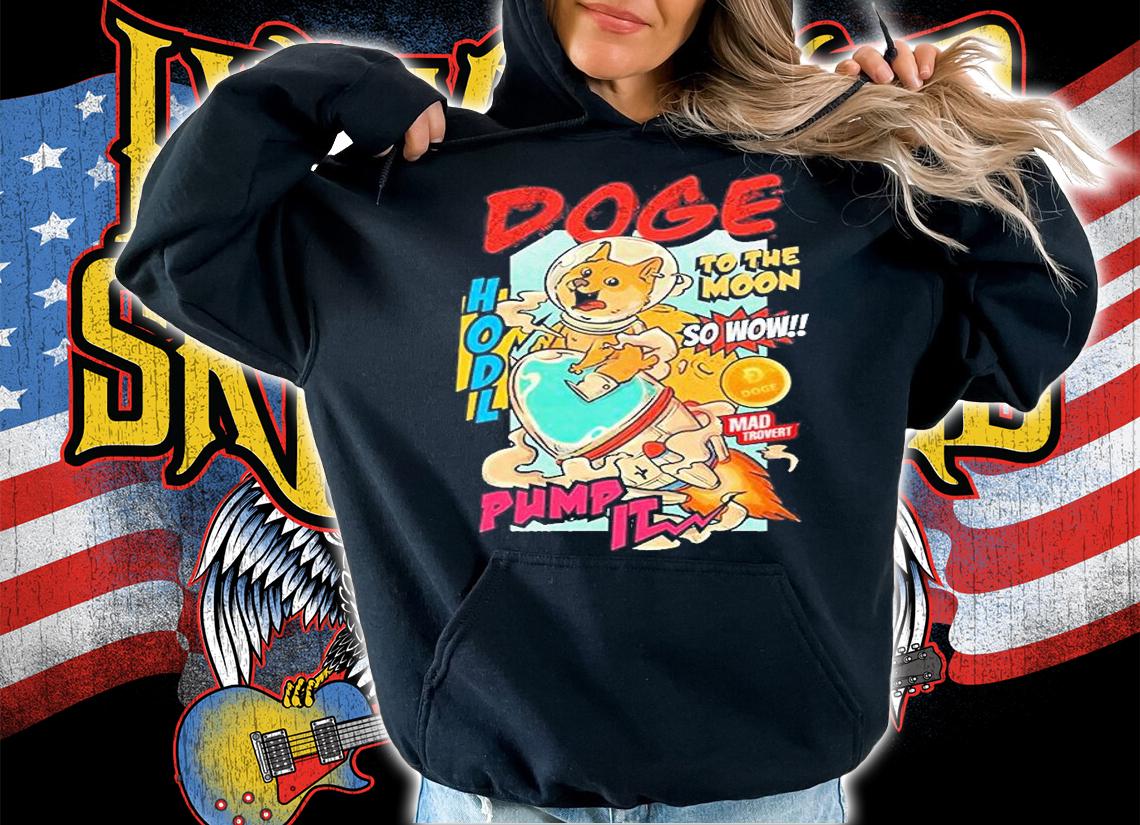 Doge To The Moon Retro T-Shirt hoodie