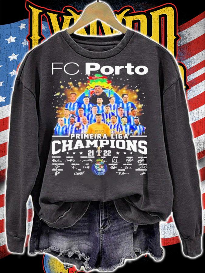 FC Porto Primeira Liga Champions 2021-2022 Signatures Shirt sweatshirt