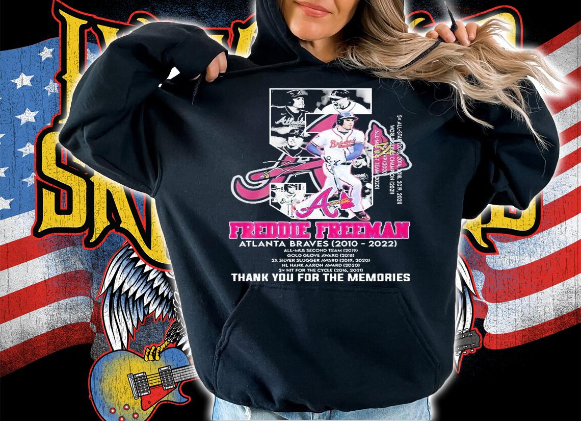 Freddie Freeman Atlanta Braves 2010 2022 ALL-MLB Signature T-Shirt hoodie