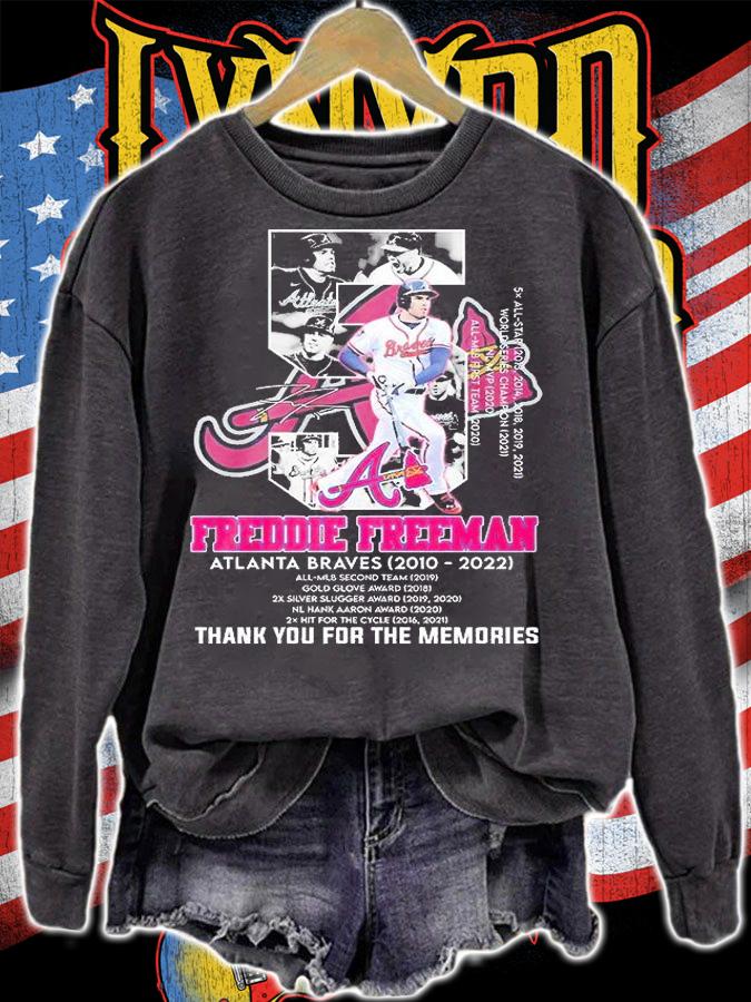 Freddie Freeman Atlanta Braves 2010 2022 ALL-MLB Signature T-Shirt sweatshirt