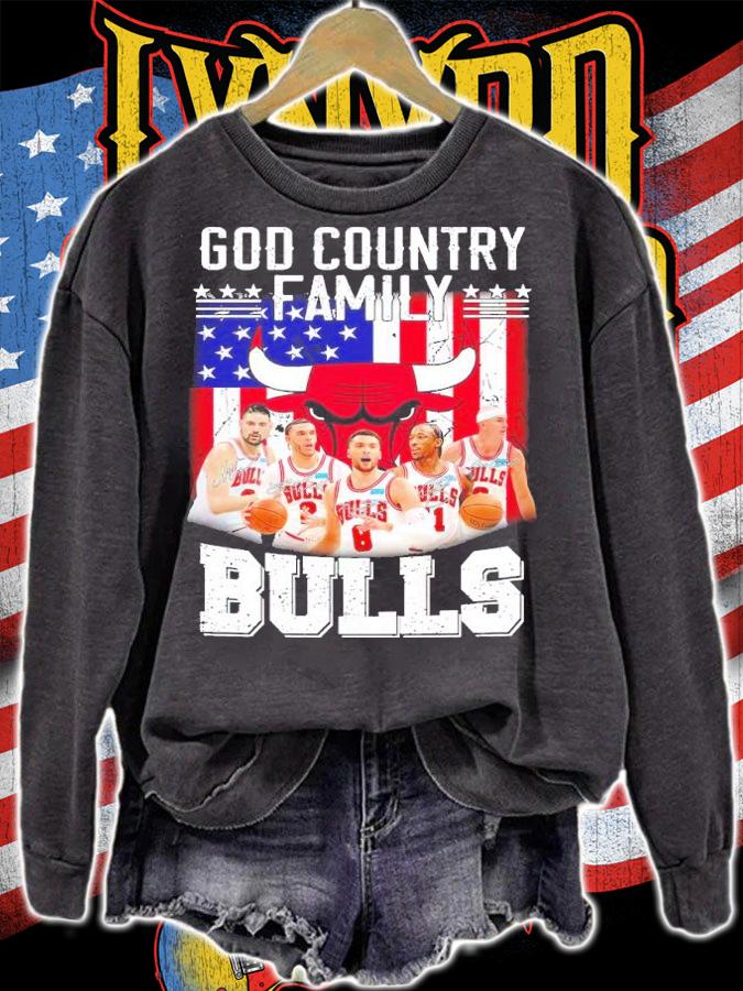 God Country Family Bulls basketball signatures shirt sweatshirt