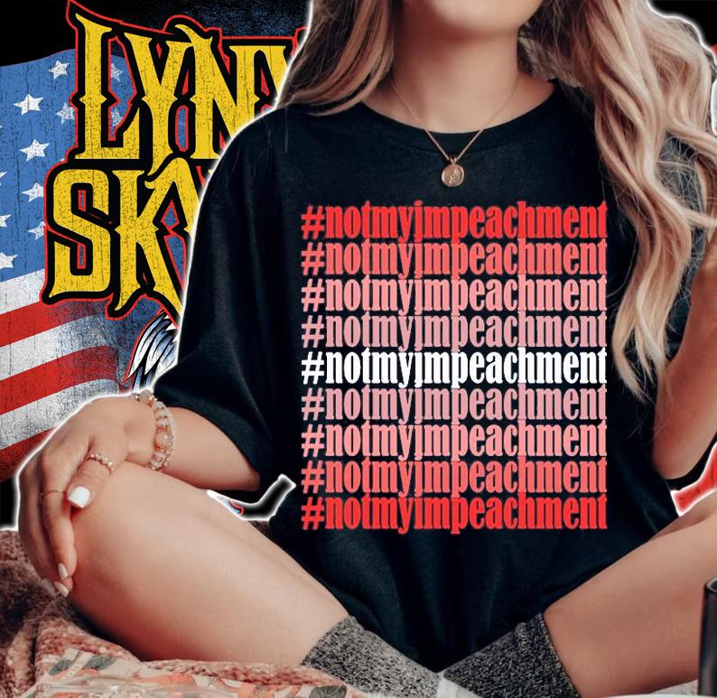 Hashtag Not My Impeachment T-Shirt woman shirt