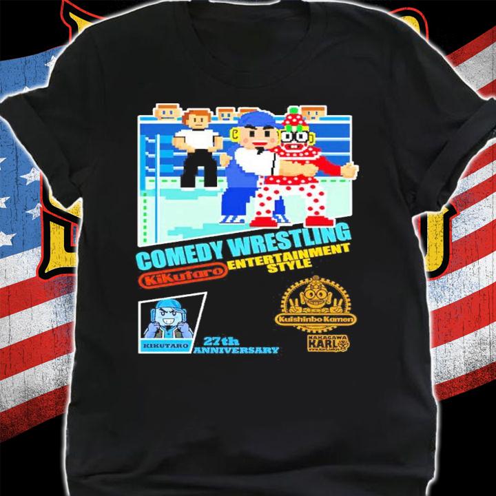 Jarako And Kikutaro Comedy Wrestling Game Shirt shirt