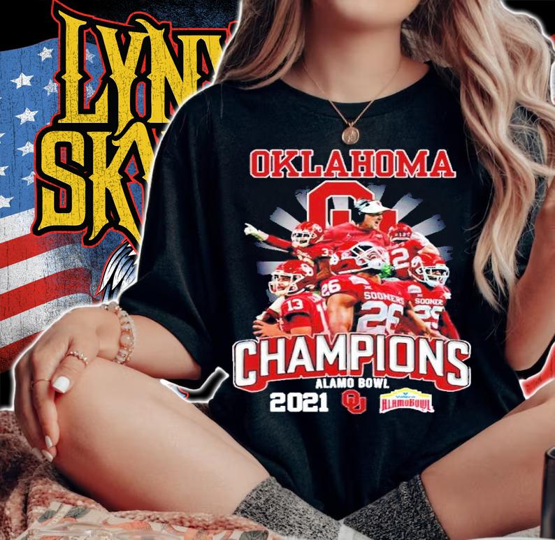 Oklahoma Sooners champions alamo bowl 2021 shirt woman shirt