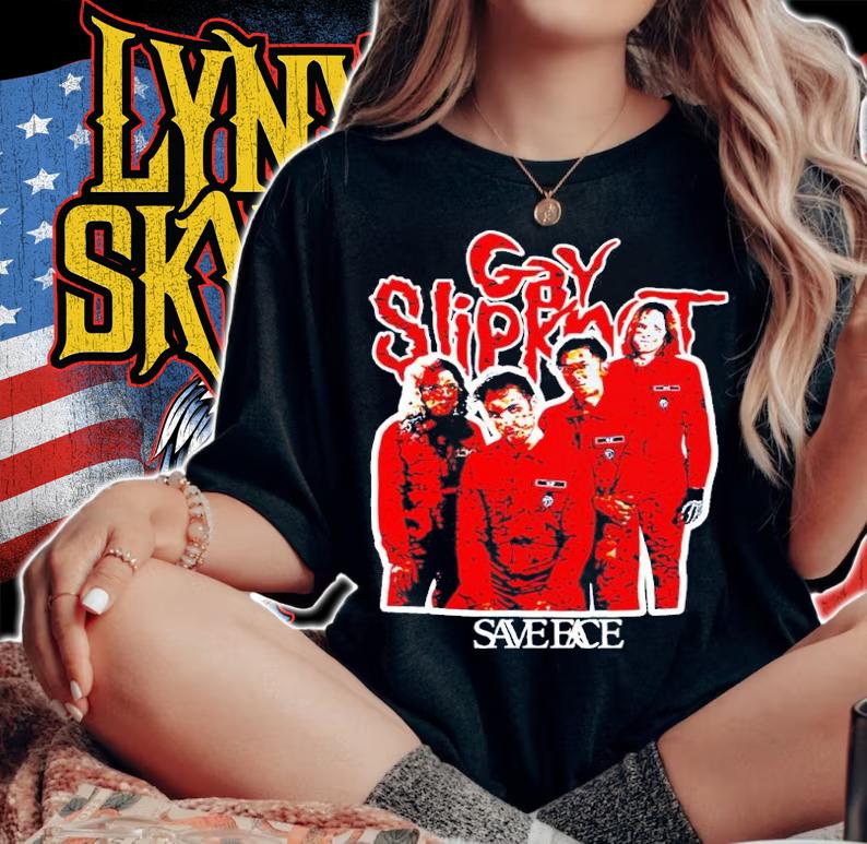 Save Face Gay Slipknot T-Shirt