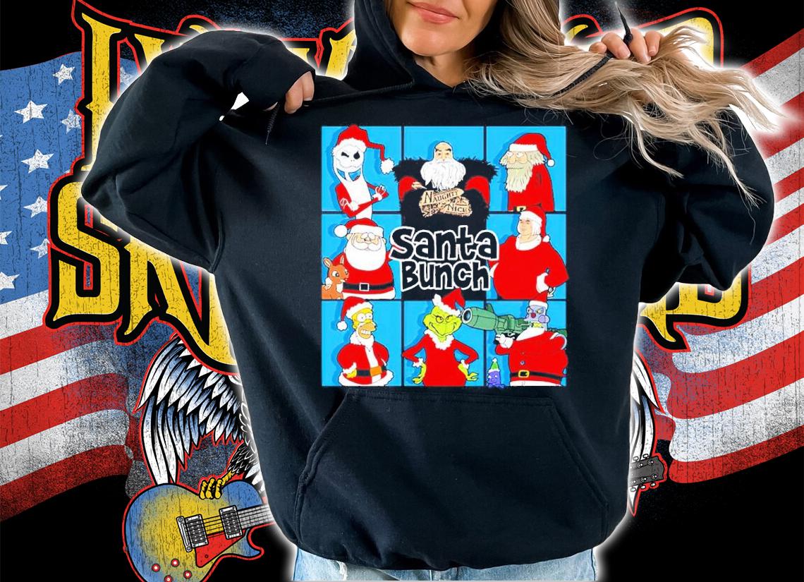 The Santa Bunch Christmas Shirt hoodie