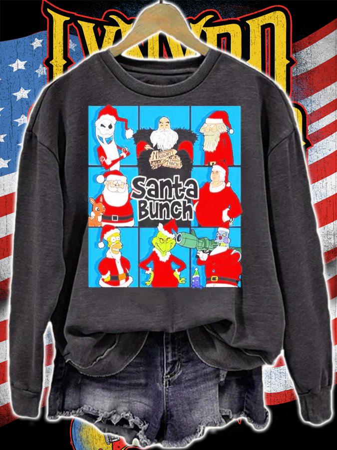 The Santa Bunch Christmas Shirt sweatshirt