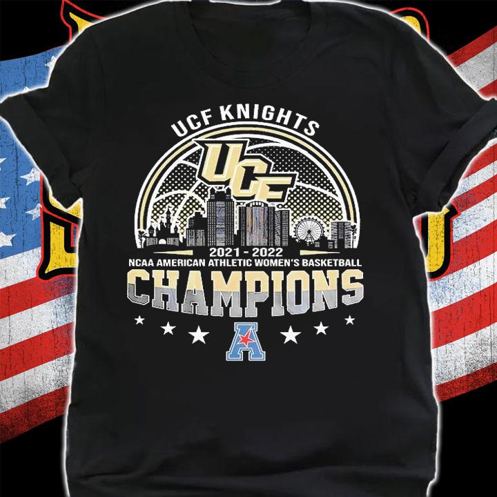 UCF Knights 2022 NCAA American Athletic Women's Basketball Champions T-Shirt