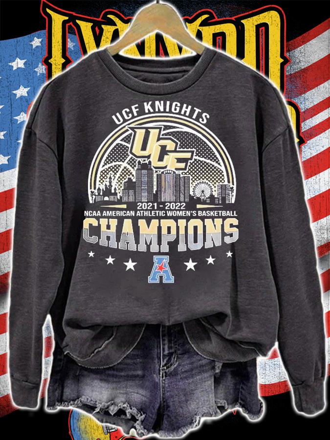 UCF Knights 2022 NCAA American Athletic Women's Basketball Champions T-Shirt