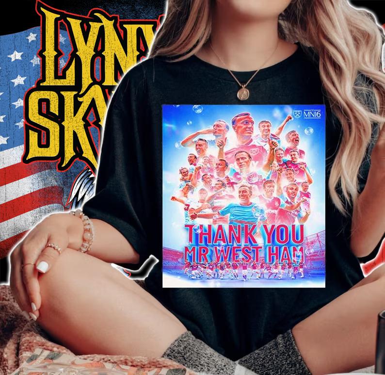 West Ham United thank you Mr West Ham Mark Noble T-Shirt woman shirt