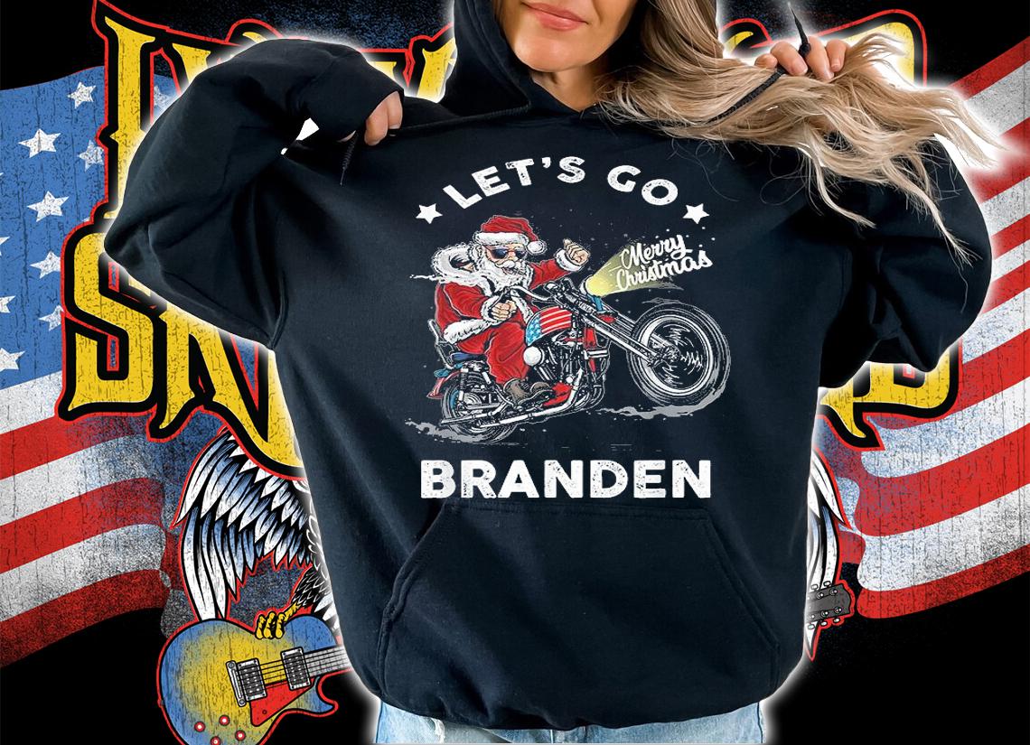 Let's Go Branson Brandon Funny Christmas Sarcastic Chant T-Shirt