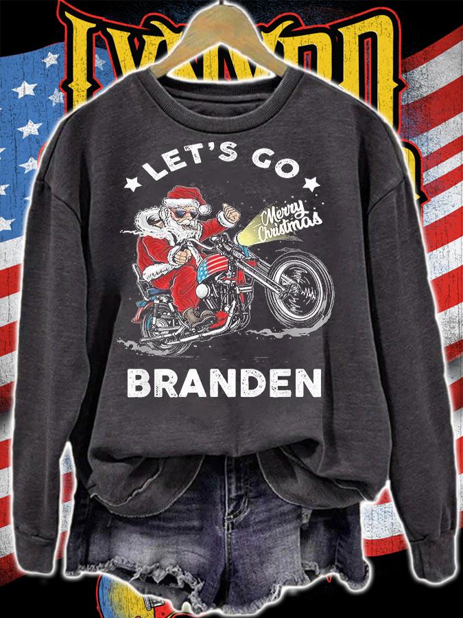 Let's Go Branson Brandon Funny Christmas Sarcastic Chant T-Shirt