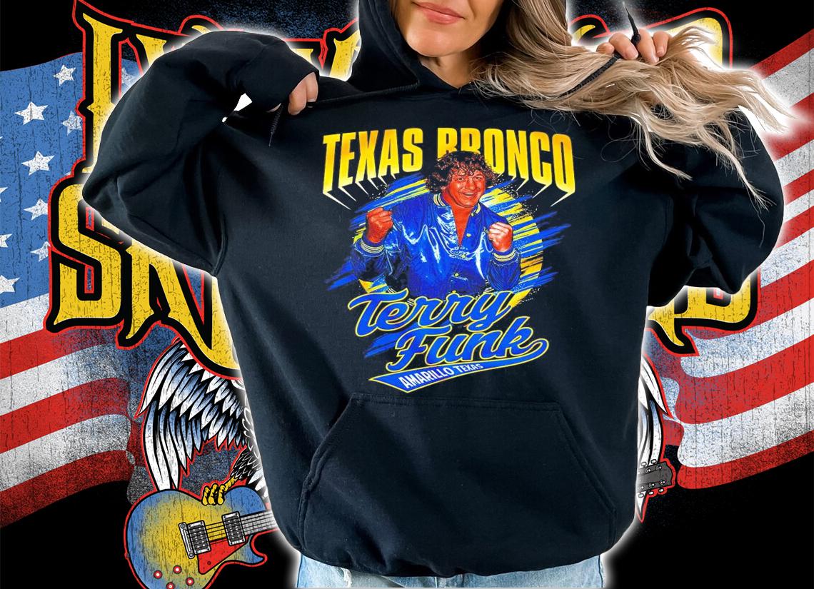 Terry Funk Texas Bronco 1981 shirt