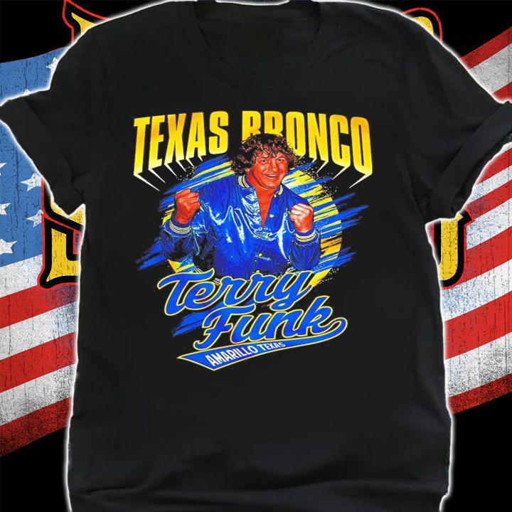 Terry Funk Texas Bronco 1981 shirt
