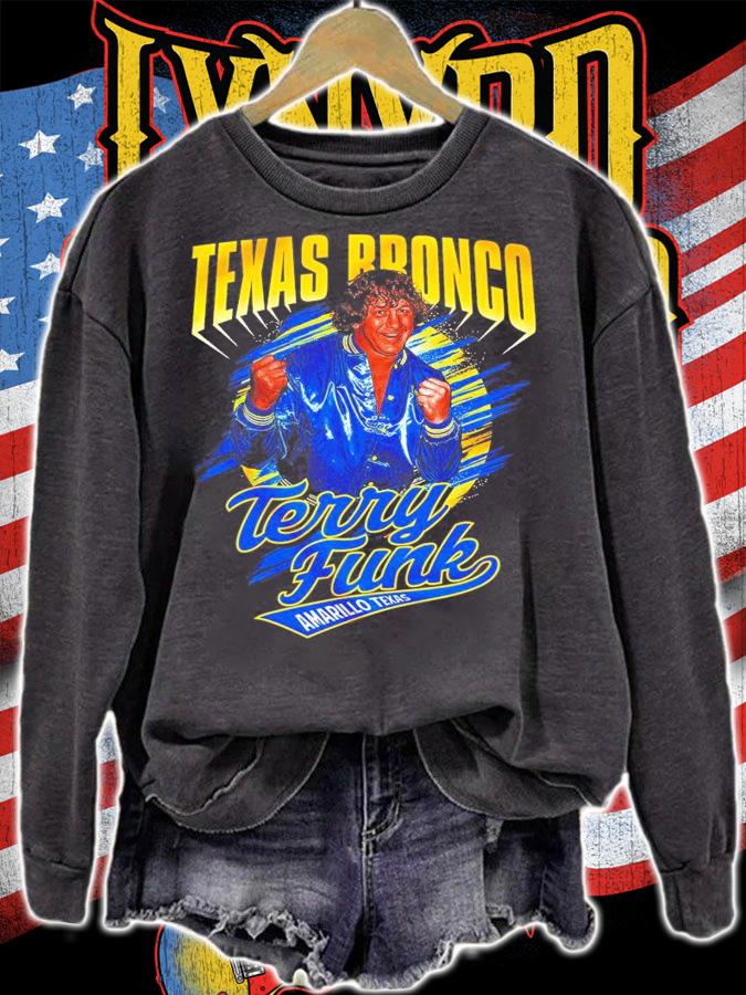Terry Funk Texas Bronco 1981 shirt