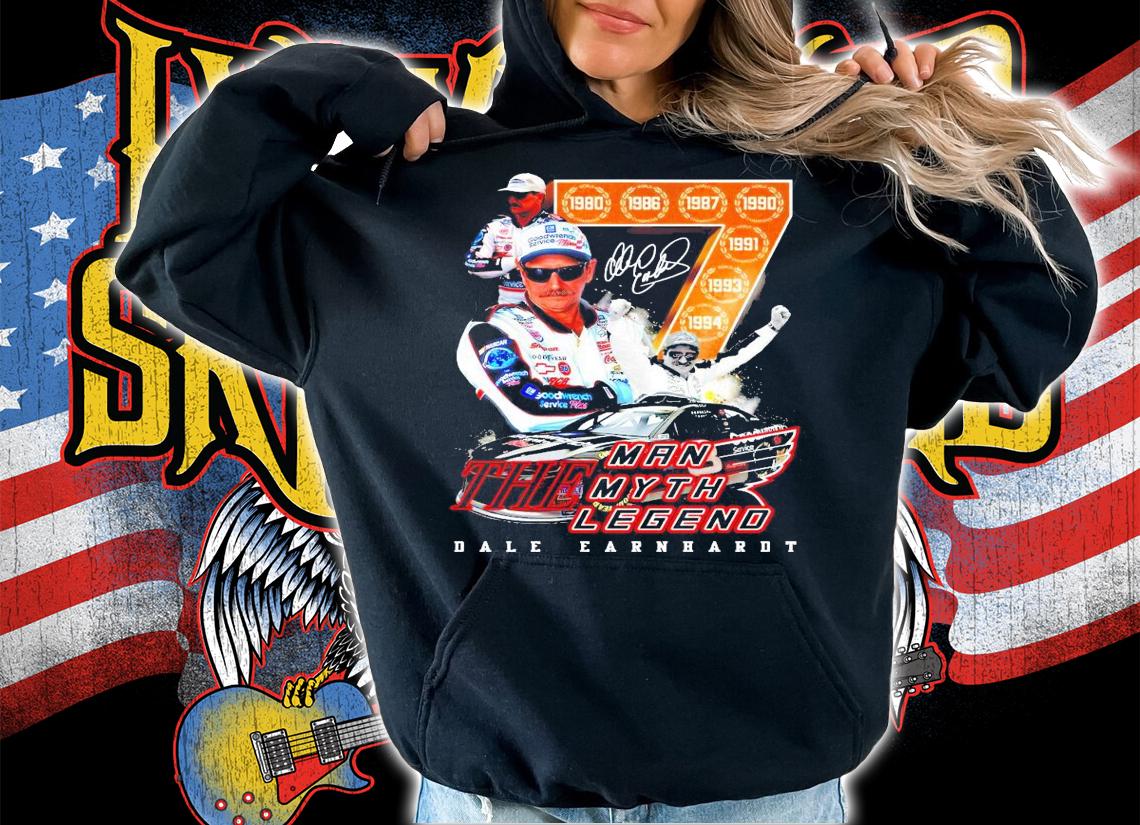 The Man Myth Legend Dale Earnhardt signature t-shirt