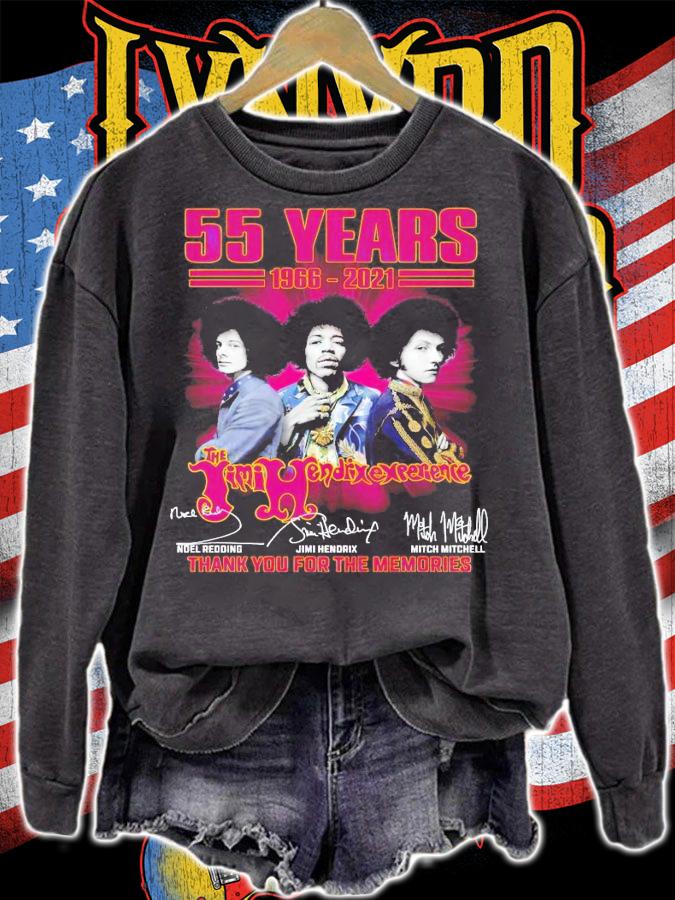 55 years 1966-2021 The Jimi Hndexexearience signatures shirt