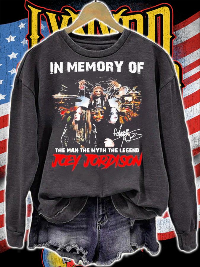 In memory of the man the myth the legend Joey Jordison signature shirt sweatshirt