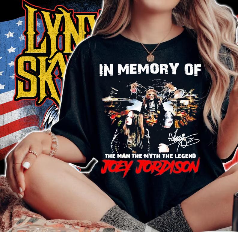 In memory of the man the myth the legend Joey Jordison signature shirt woman shirt