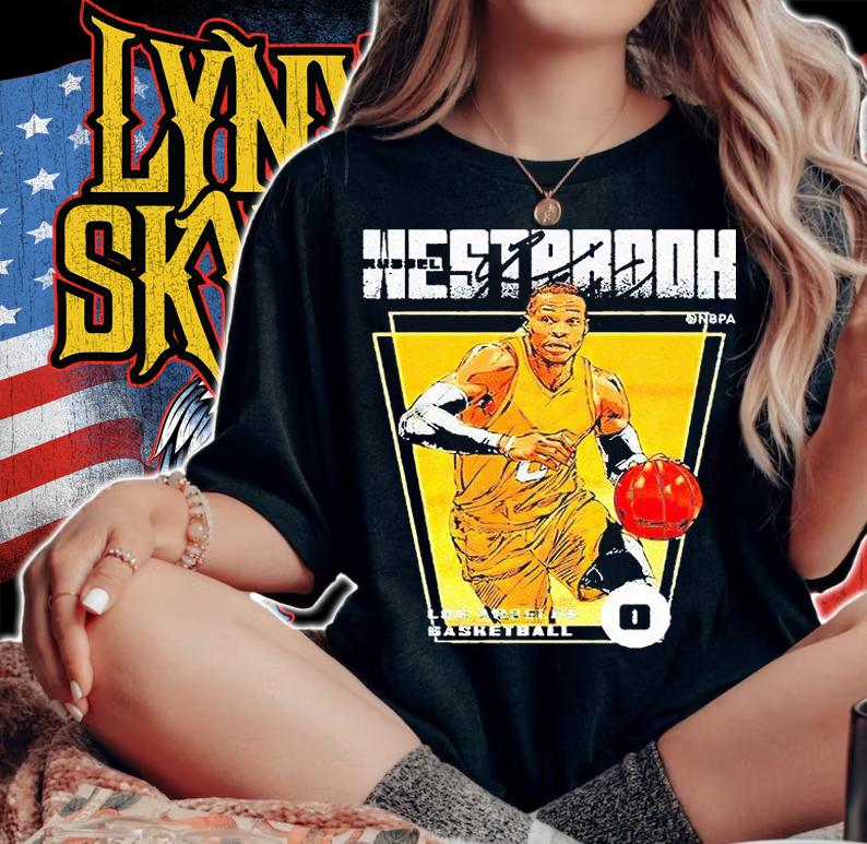 Los Angeles Basketball Russell Westbrook Premiere signature T-shirt