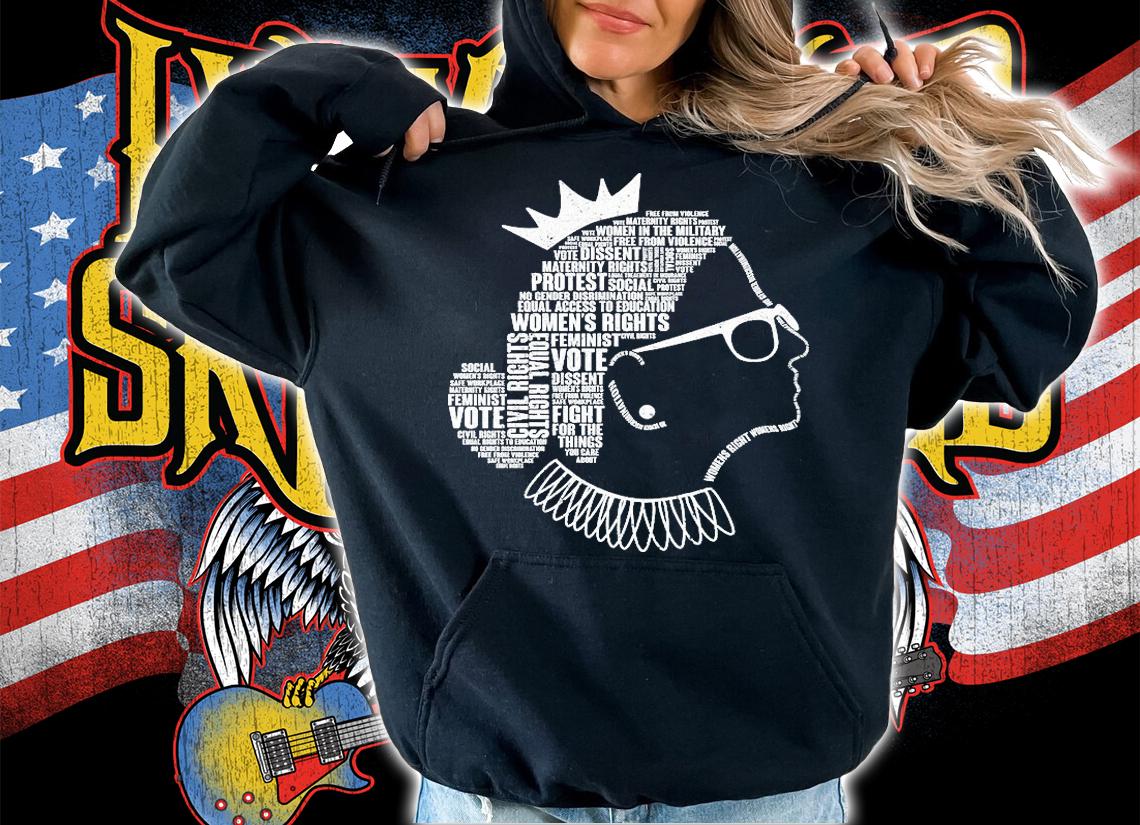 Ruth Bader Ginsburg Notorious RBG Quotes T-Shirt hoodie