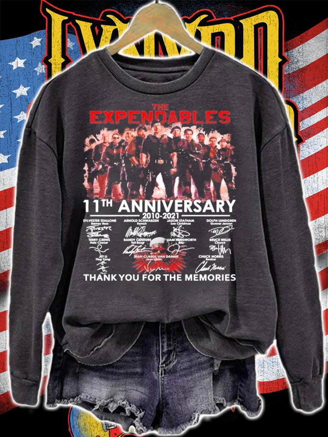 The Expendables 11th anniversary 2010-2021 signatures shirt