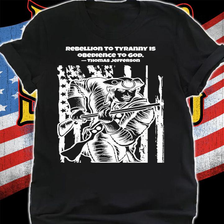 Thomas Jefferson Tyranny Quote Anti Biden Anti Mandate Conservative T-Shirt
