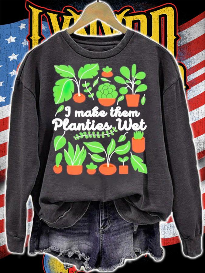 I Make Them Planties Wet tree shirt