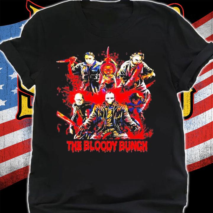 The Bloody Bunch Horror Characters Halloween shirt shirt