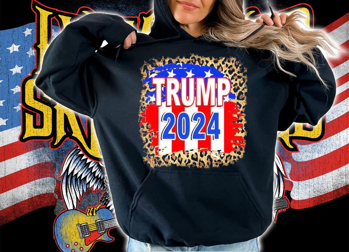 Trump 2024 American Flag shirt