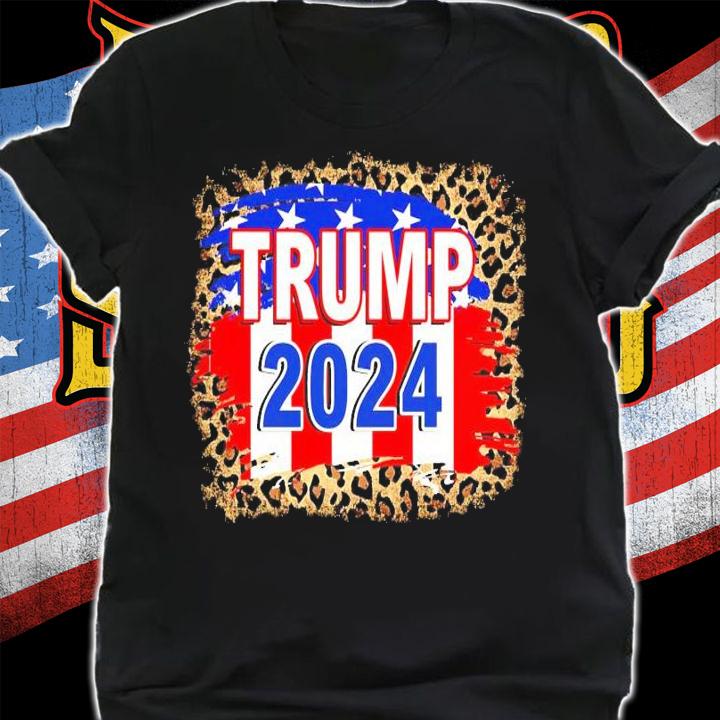 Trump 2024 American Flag shirt
