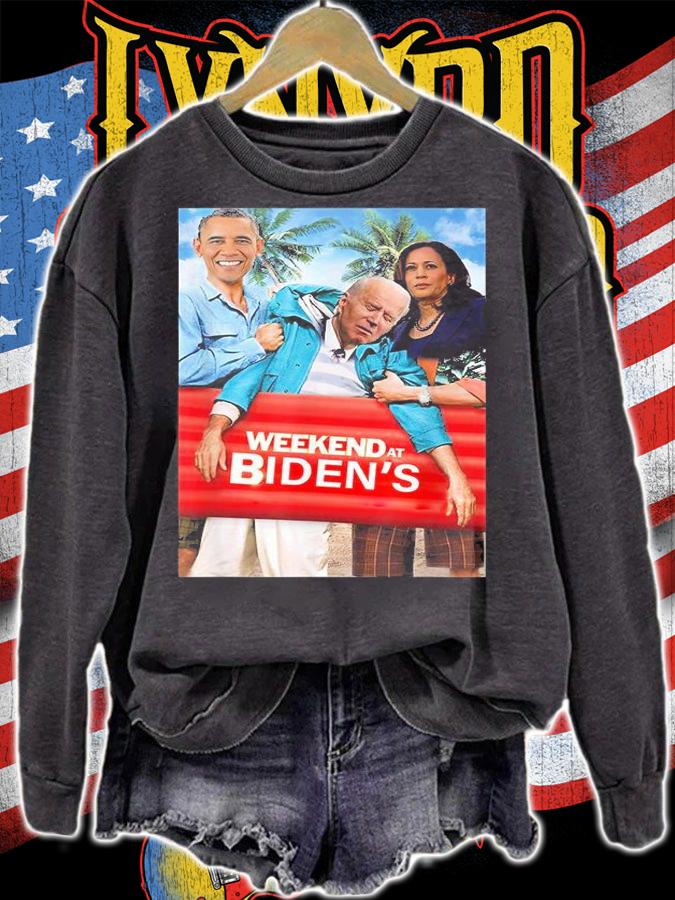Weekend at Biden's and Kamala Harris and Obama shirt sweatshirt