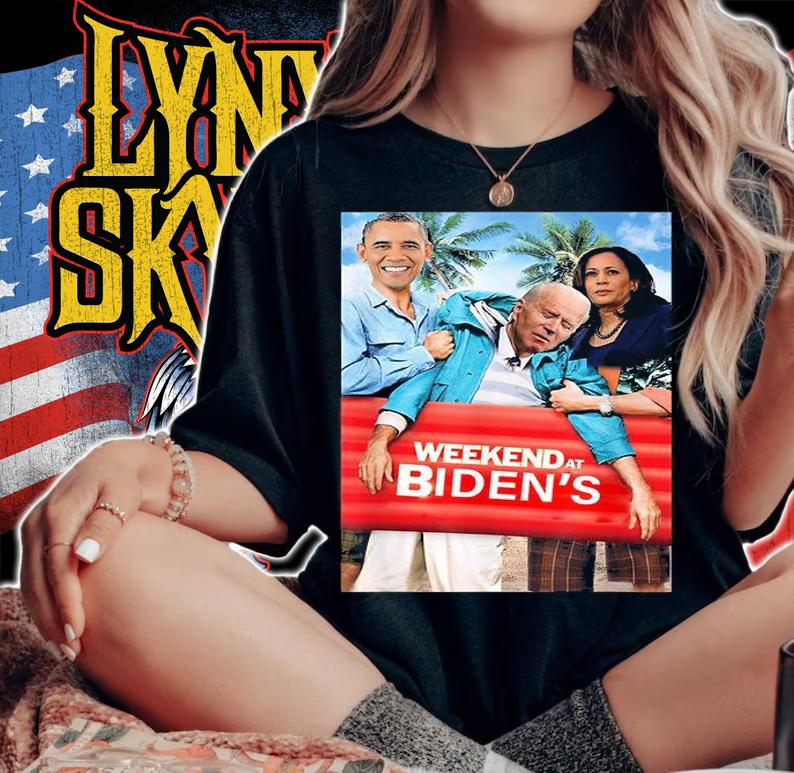 Weekend at Biden's and Kamala Harris and Obama shirt woman shirt