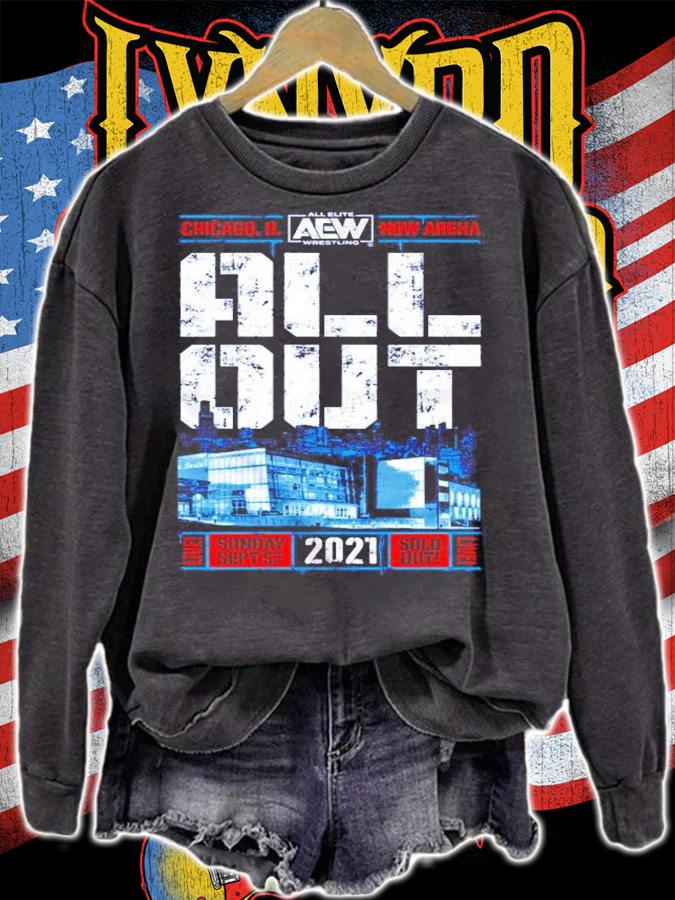 AEW All Out 2021 Marquee Design shirt sweatshirt