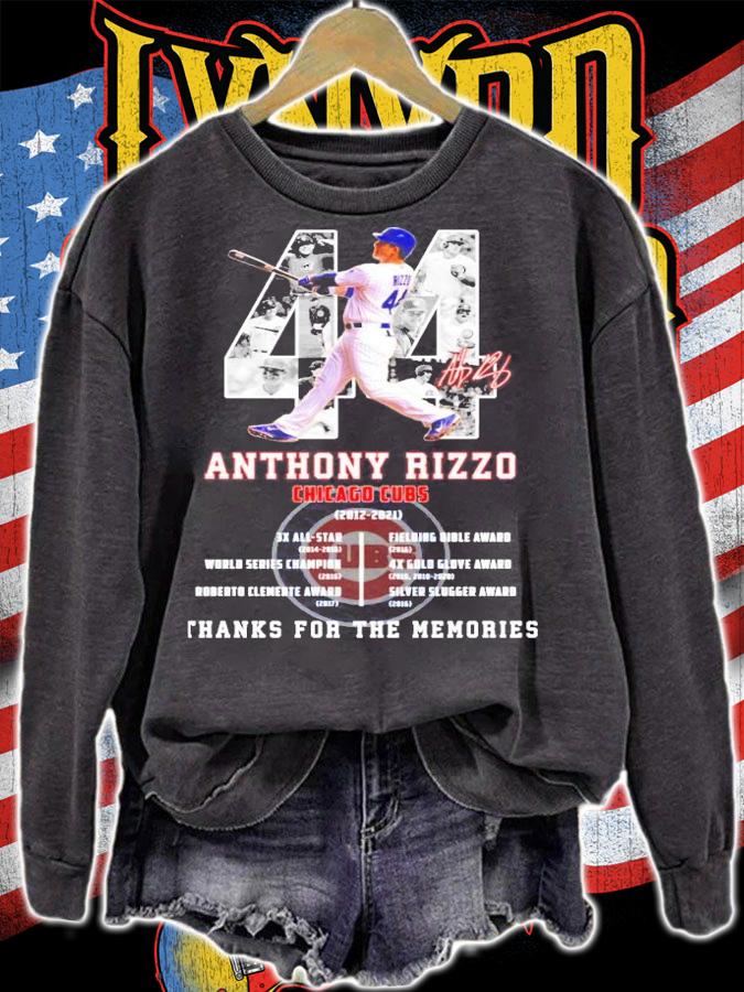 Anthony Rizzo Chicago Cubs 2012-2021 signature shirt sweatshirt