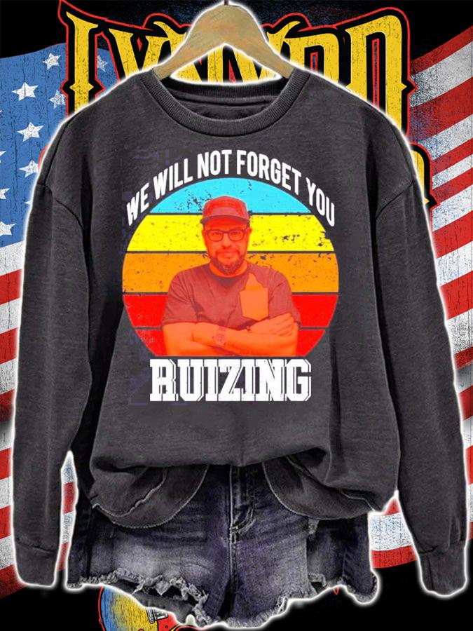 Carl Ruiz we will not forget you ruizing vintage shirt