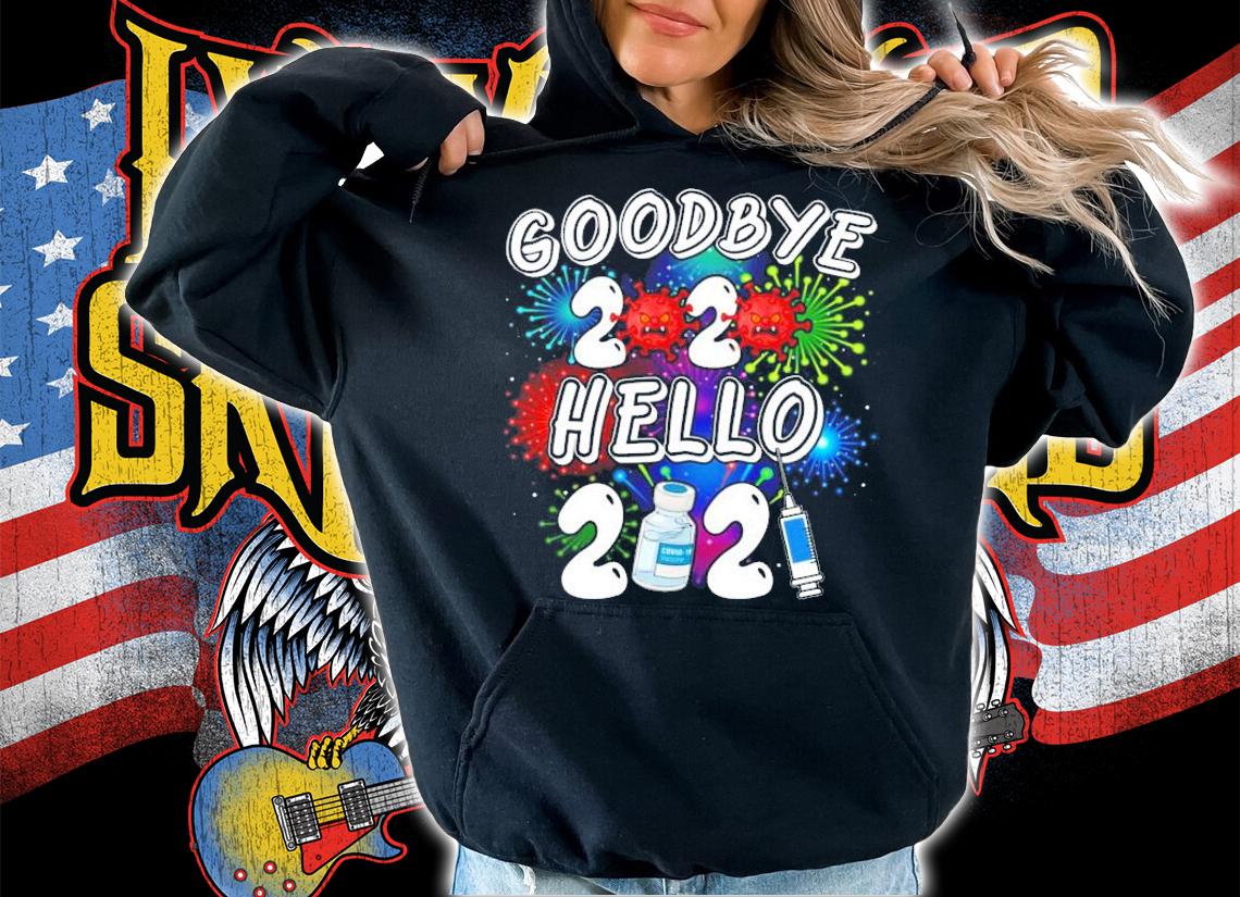 Coronavirus goodbye 2020 hello 2021 shirt hoodie